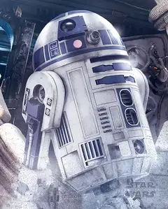 Star Wars Gwiezdne Wojny Ostatni Jedi R2-D2 - plakat