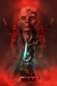 Gwiezdne Wojny – Ostatni Jedi – bohaterowie - plakat premium