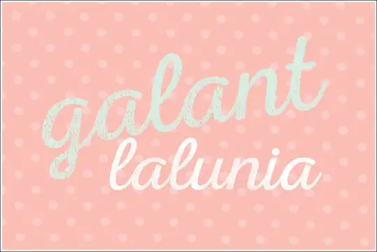 Lalunia - plakat