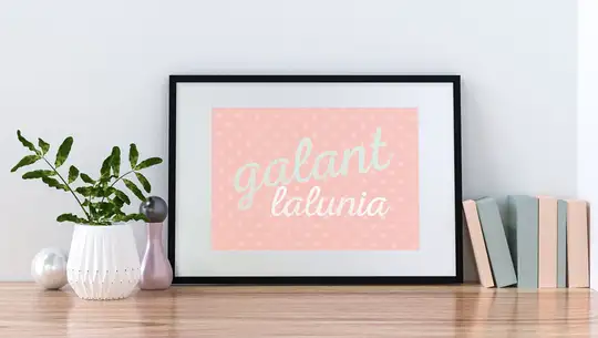 Lalunia - plakat