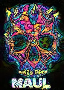 PsychoSkulls, Darth Maul, Star Wars - plakat