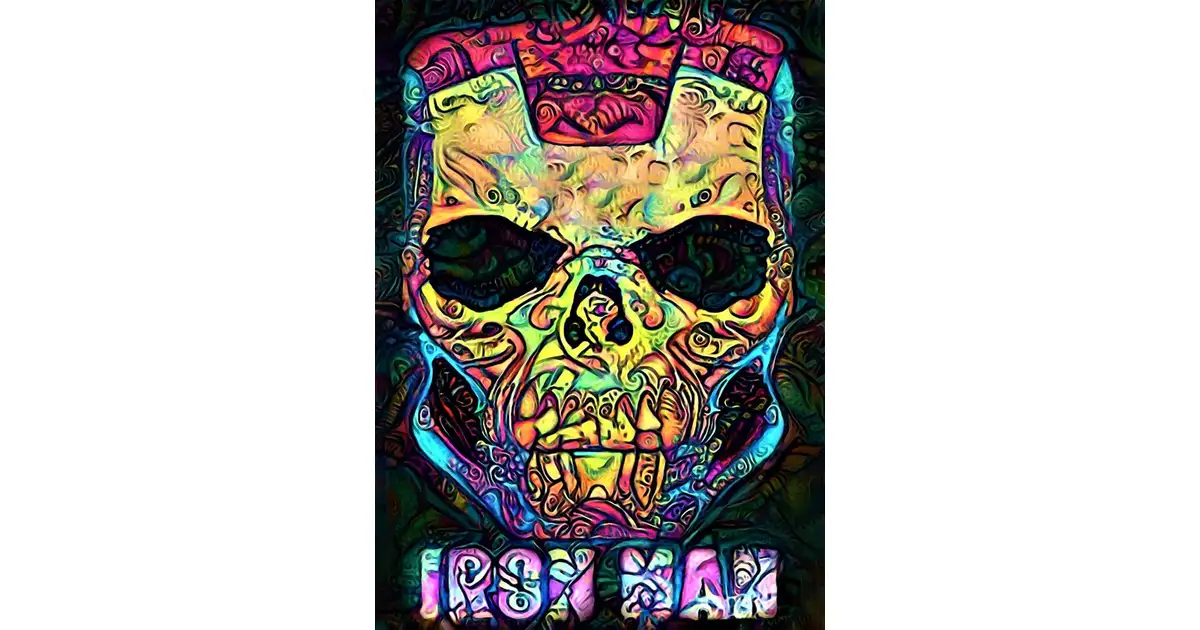 PsychoSkulls, Iron Man, Marvel - plakat - Galeria Plakatu