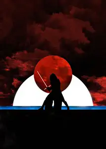 Sol Lunaris - Kylo Ren, Gwiezdne Wojny - plakat