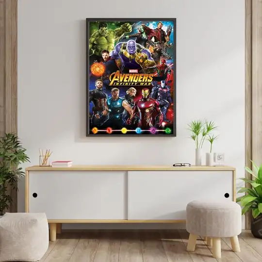 Avengers Infinity War Bohaterowie - plakat - Galeria Plakatu