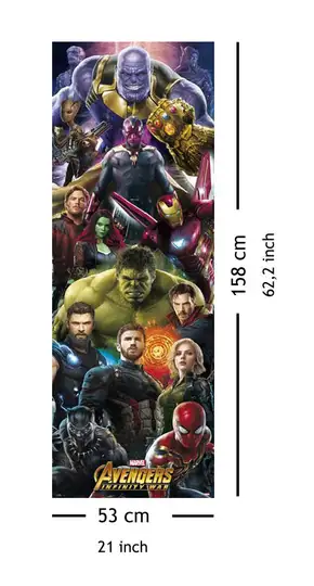 Avengers Infinity War Bohaterowie - plakat - Galeria Plakatu