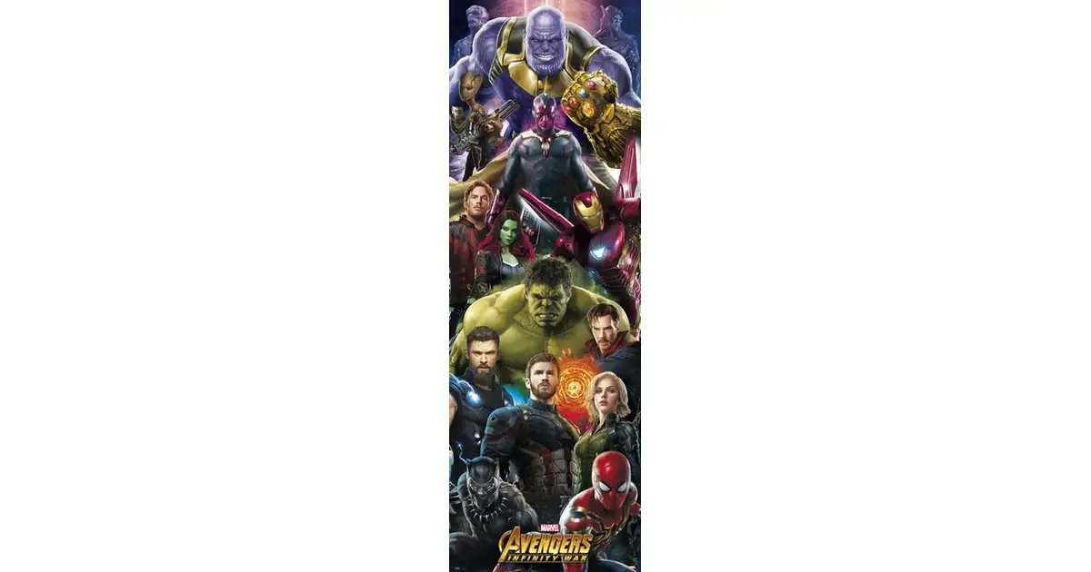 Avengers Infinity War Bohaterowie - plakat - Galeria Plakatu