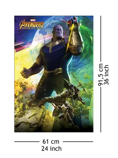 Avengers Infinity War Thanos - plakat - Galeria Plakatu