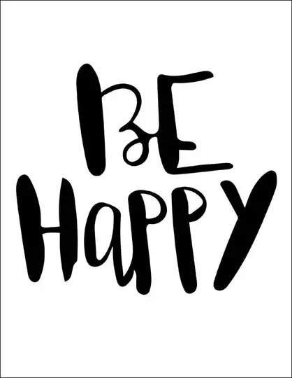 Be happy