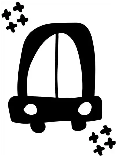Czarne auto