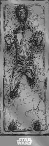 Gwiezdne Wojny Zamrożony Han Solo Carbonite - plakat