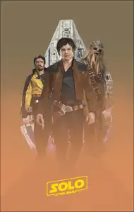 Star Wars Gwiezdne Wojny Solo finał - plakat premium