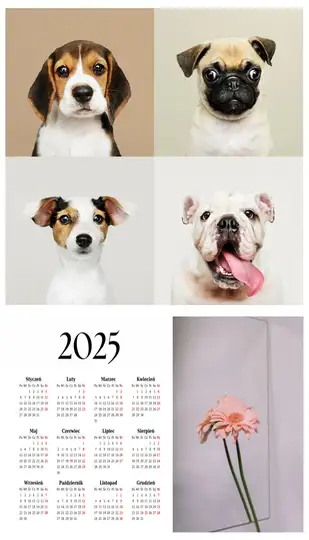 Twój kalendarz na 2025 rok