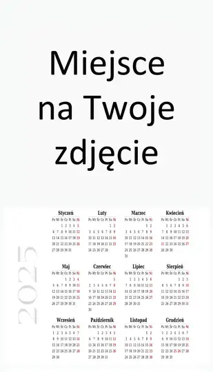 Twój kalendarz na 2025 rok
