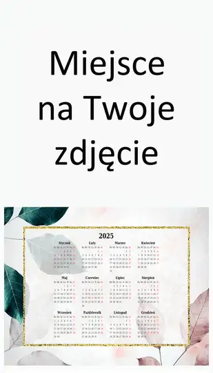 Twój kalendarz na 2025 rok
