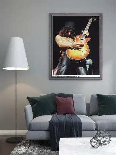 Guns N' Roses Slash Koncert Nowy Jork 1988 - plakat