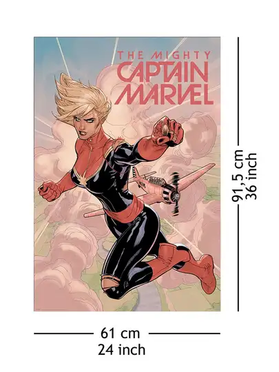 Kapitan Marvel - plakat - Galeria Plakatu