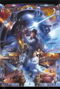 Star Wars Gwiezdne Wojny 30 Rocznica - plakat