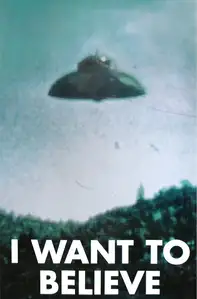 X Files I Want to Believe - UFO - plakat
