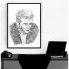 Geometryczny James Dean - plakat