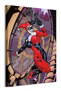 Harley Quinn Rollercoaster - obraz na płótnie
