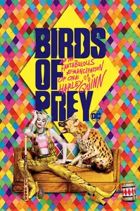 Birds of Prey Ptaki Nocy hiena Harley Quinn - plakat