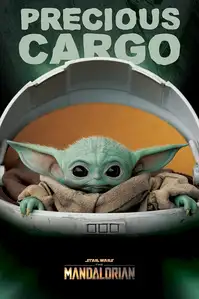 Star Wars The Mandalorian Yoda - plakat