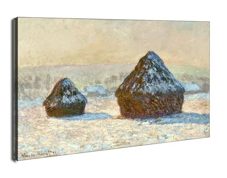 クロード・モネ、MEULES, EFFET DE NEIGE, LE MATIN Fichier:Claude Monet, Haystack, Morning Snow Effect (Meule