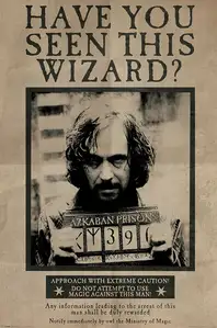 Harry Potter Sirius Black Czy widziałeś tego Czarodzieja? - plakat