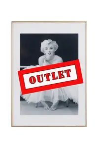 OUTLET- Rama B2 złota aluminium 50x70 cm