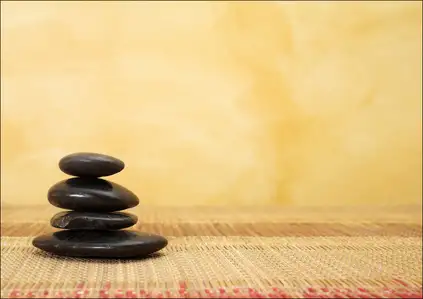 Gorący kamień Spa - plakat