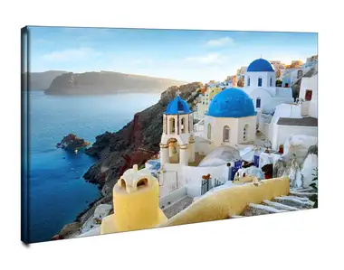 Grecja, Santorini, Oia - obraz na płótnie