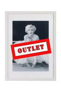 Outlet- Rama A3 biała drewniana 29,7x42 cm