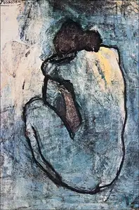 Pablo Picasso Blue Nude - plakat