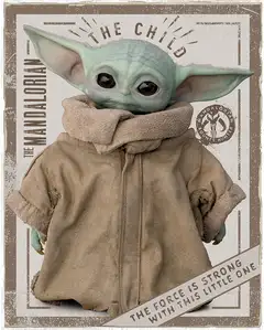 Star Wars The Mandalorian Yoda Dziecko - plakat
