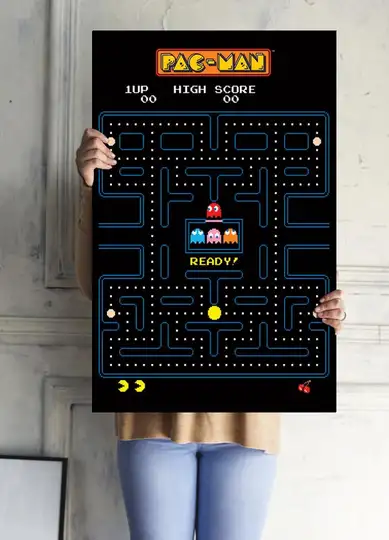 Pac-Man Retro - plakat - Galeria Plakatu