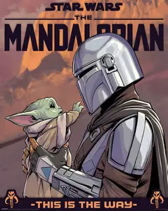Star Wars The Mandalorian Hello Little One Yoda - plakat