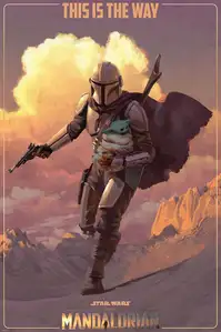 Star Wars The Mandalorian This Is The Way - plakat