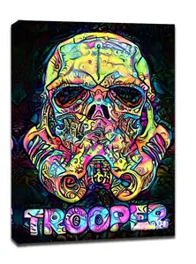 PsychoSkulls, Stormtrooper, Star Wars Gwiezdne Wojny - obraz na płótnie