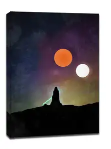 Star Wars Gwiezdne Wojny Vintage Poster v2 - obraz na płótnie