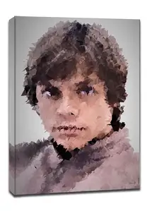 POLYamory - Luke Skywalker, Gwiezdne Wojny Star Wars - obraz na płótnie