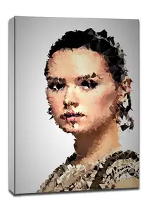 POLYamory - Rey, Gwiezdne Wojny Star Wars - obraz na płótnie