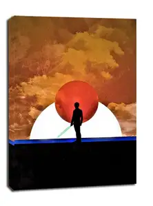 Sol Lunaris - Luke Skywalker, Gwiezdne Wojny Star Wars - obraz na płótnie