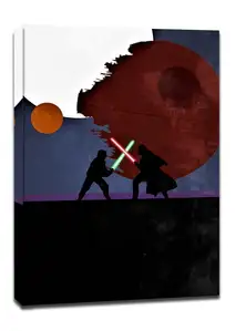 Star Wars Gwiezdne Wojny Vintage Poster - obraz na płótnie