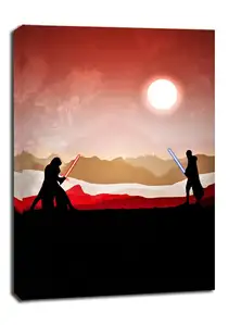 Star Wars Gwiezdne Wojny Vintage Poster v3 - obraz na płótnie