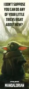 Star Wars The Mandalorian Yoda Little Tricks - plakat