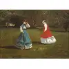 A Game of Croquet, Winslow Homer - plakat