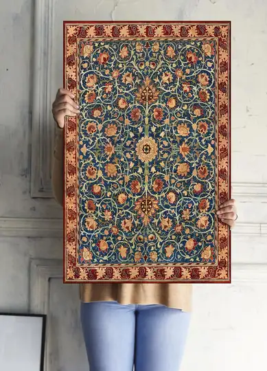 Holland Park Carpet, William Morris - plakat
