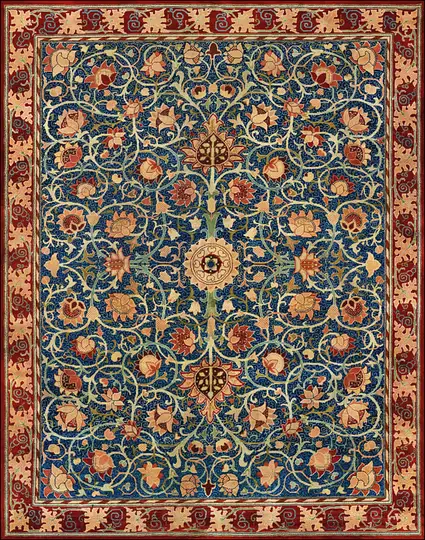 Holland Park Carpet, William Morris - plakat
