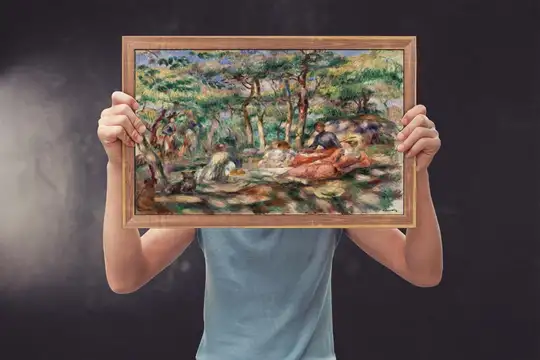 Picnic, Pierre-Auguste Renoir - plakat
