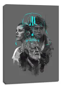 Star Wars Gwiezdne Wojny II Generacja - obraz na płótnie